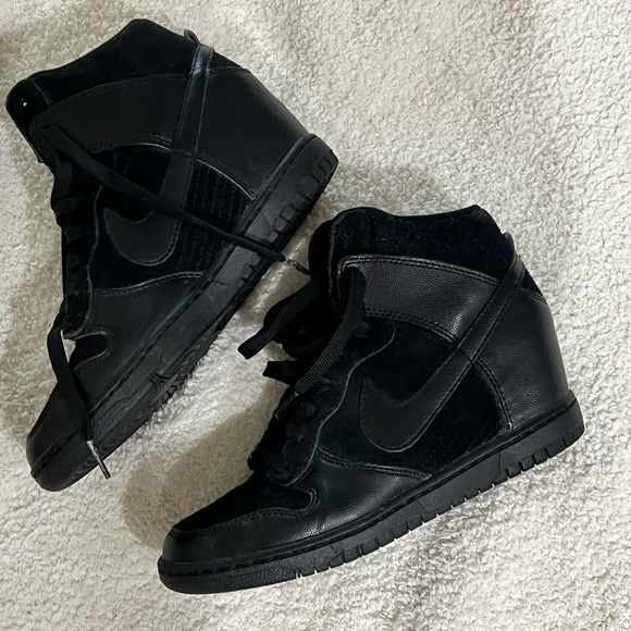 Nike Dunk Sky Hi Wedge Sneakers Size 7 - Picture 4 of 7